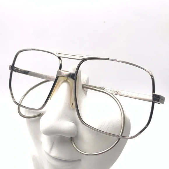 Vintage Cottet Silver Aviator Sunglasses Frames - Picture 3 of 5